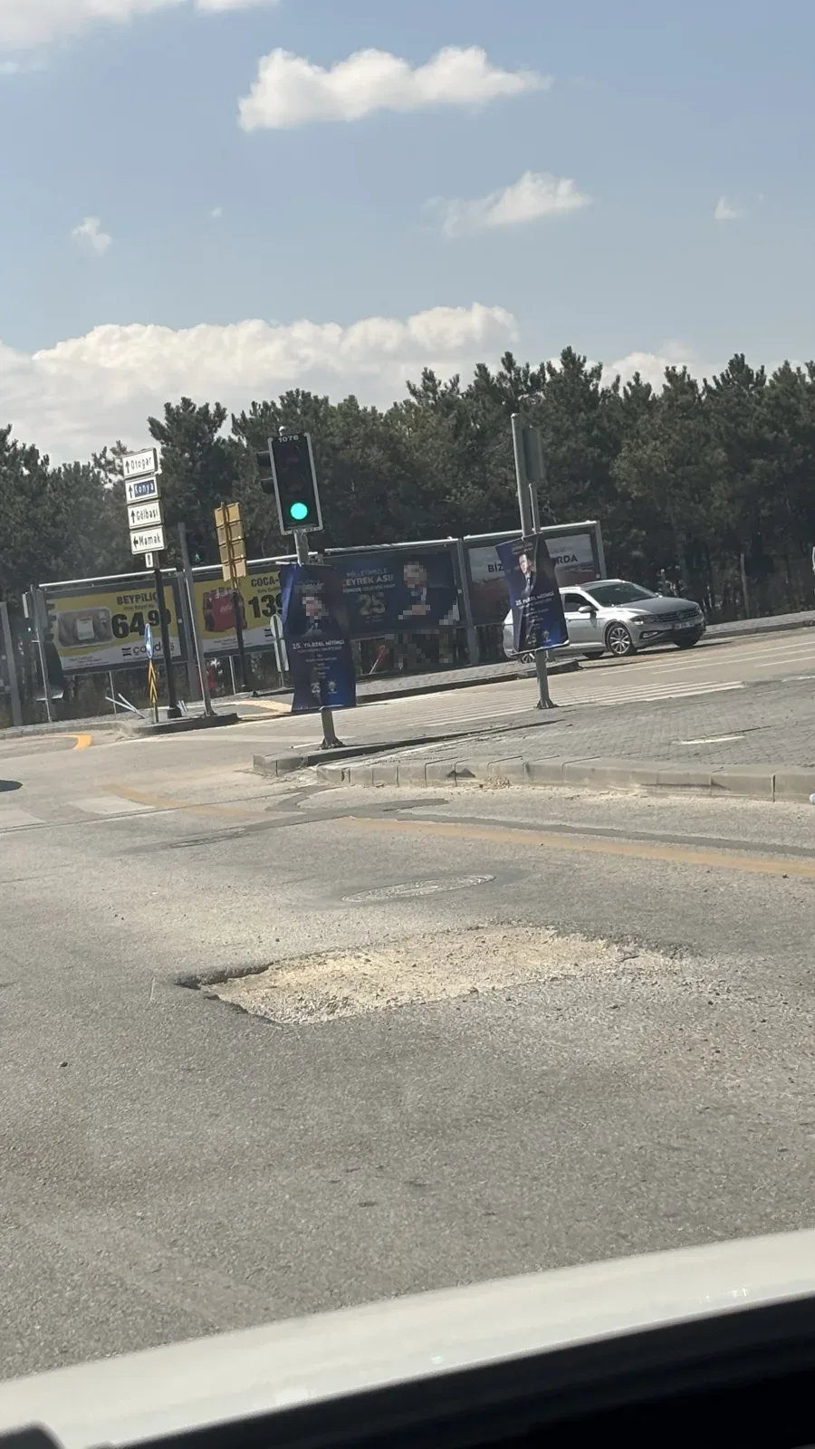 Yol kazılmış