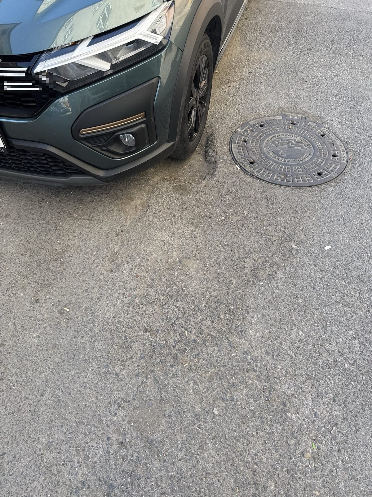 Yol çökmüş