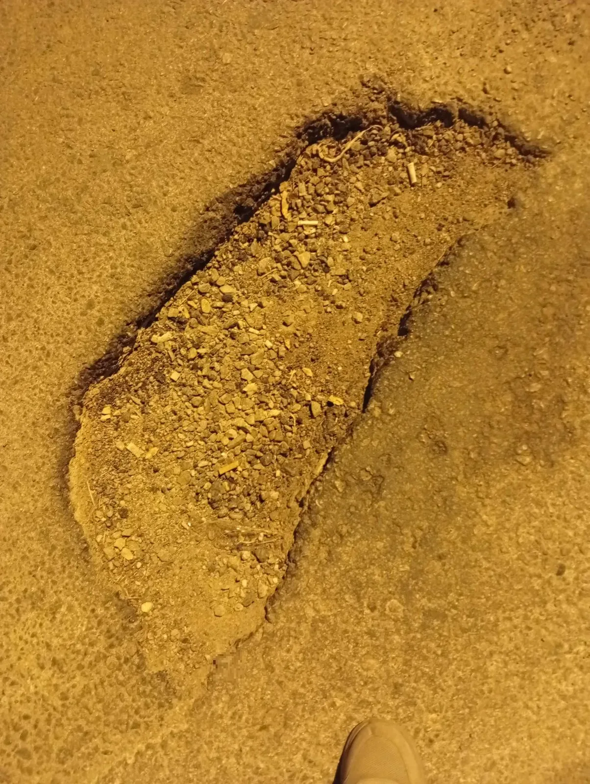 Zübeyde hanım Mahallesi ağaçlar Caddesi girişi derin çukur - görsel 2