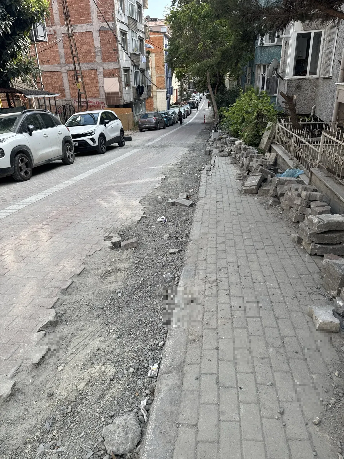 Açık elektrik hattı çalışması