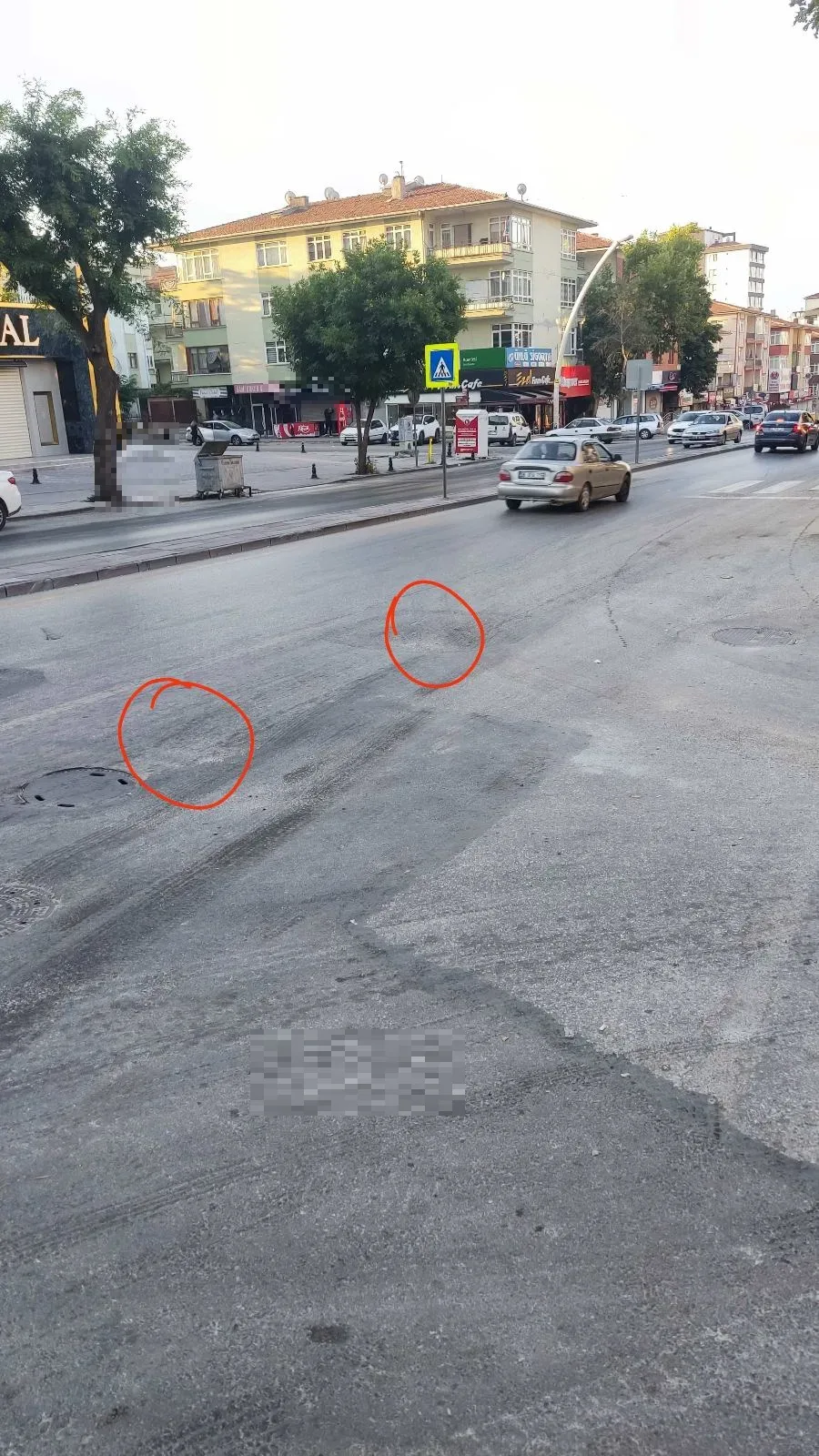Asfaltta çökme